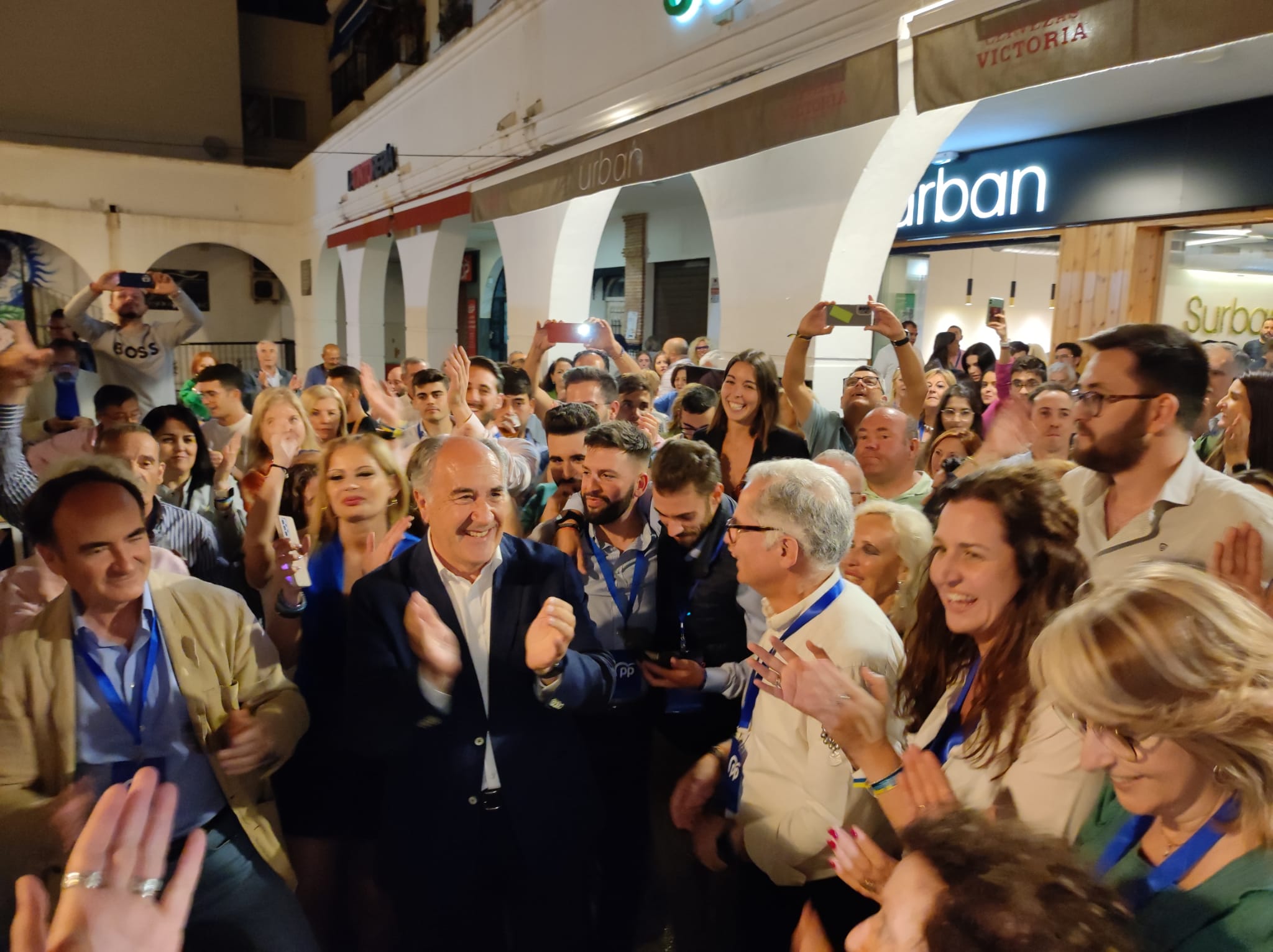 Abrumadora victoria de Landaluce que gobernará en Algeciras con mayoría absoluta en su cuarto mandato. Foto: M.A.Benito/8Directo.