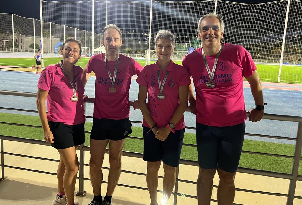 Seis medallas, tres de oro, para el CA La Inmaculada Algeciras en el Andaluz Máster