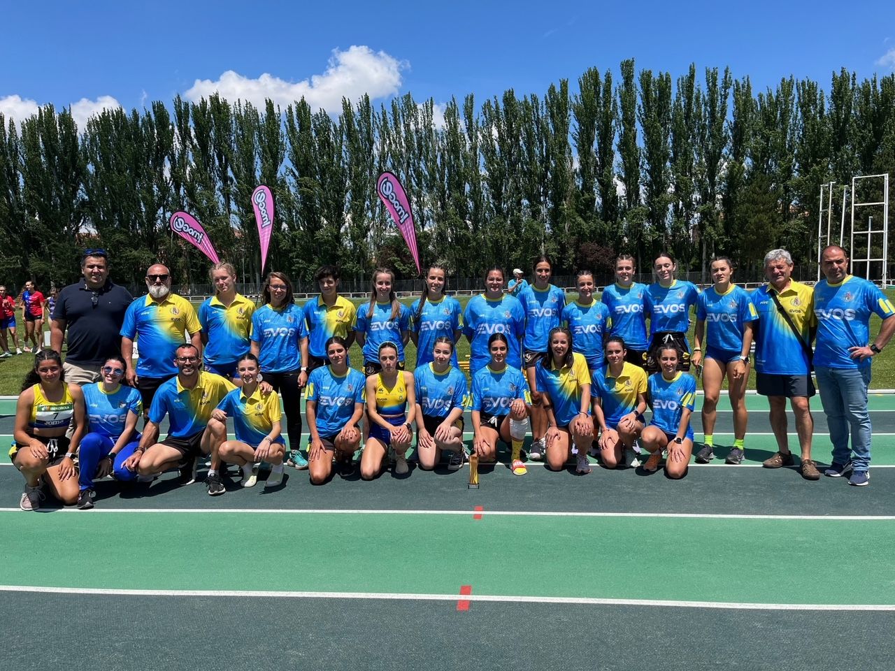 Las femeninas del CA Bahía de Algeciras, terceras en Burgos, rozan el ascenso a Primera División