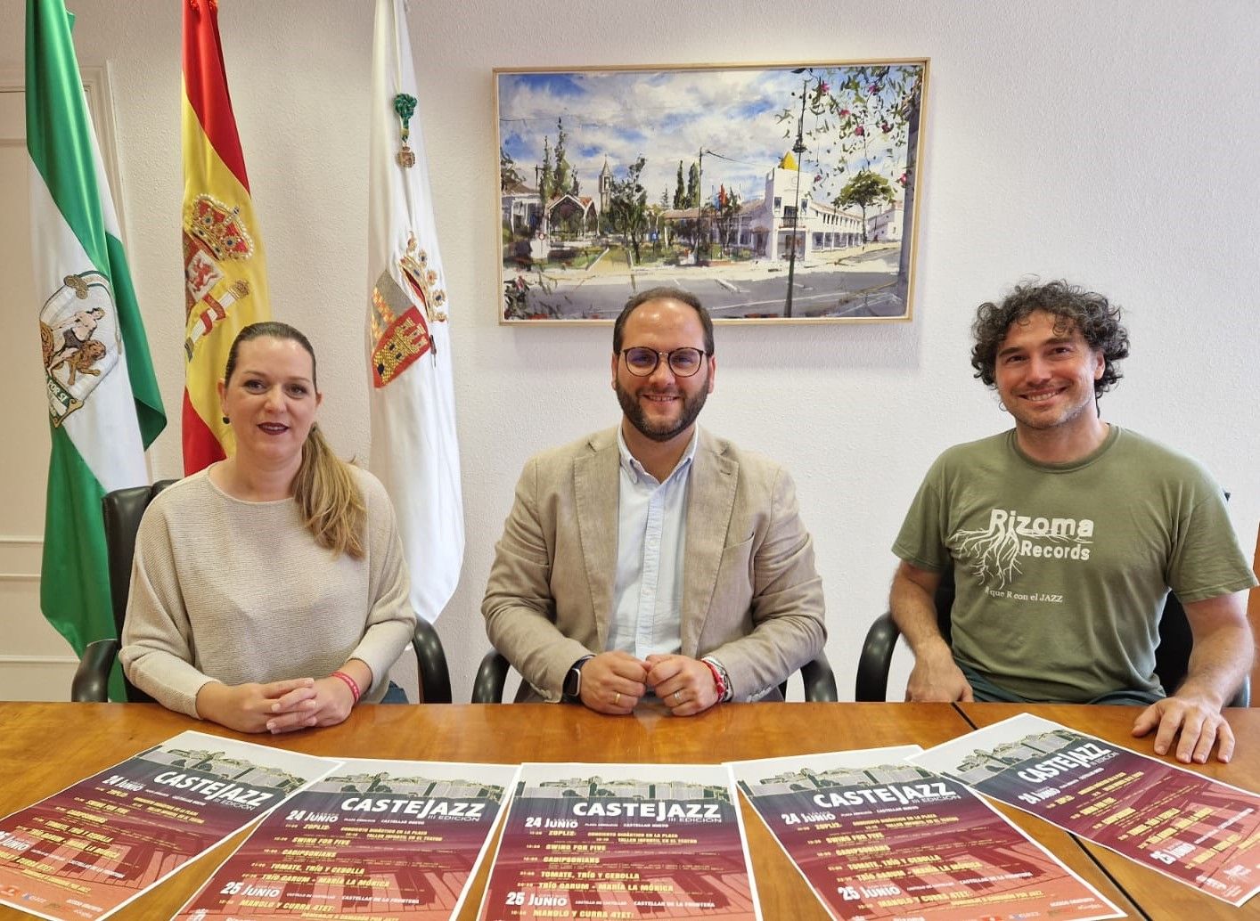 Un momento de la presentación de Castejazz.