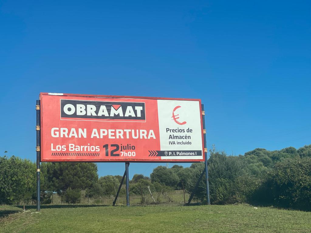 Obramat abrirá el próximo 12 de julio su nuevo almacén en el polígono de Palmones. Foto: 8Directo. 