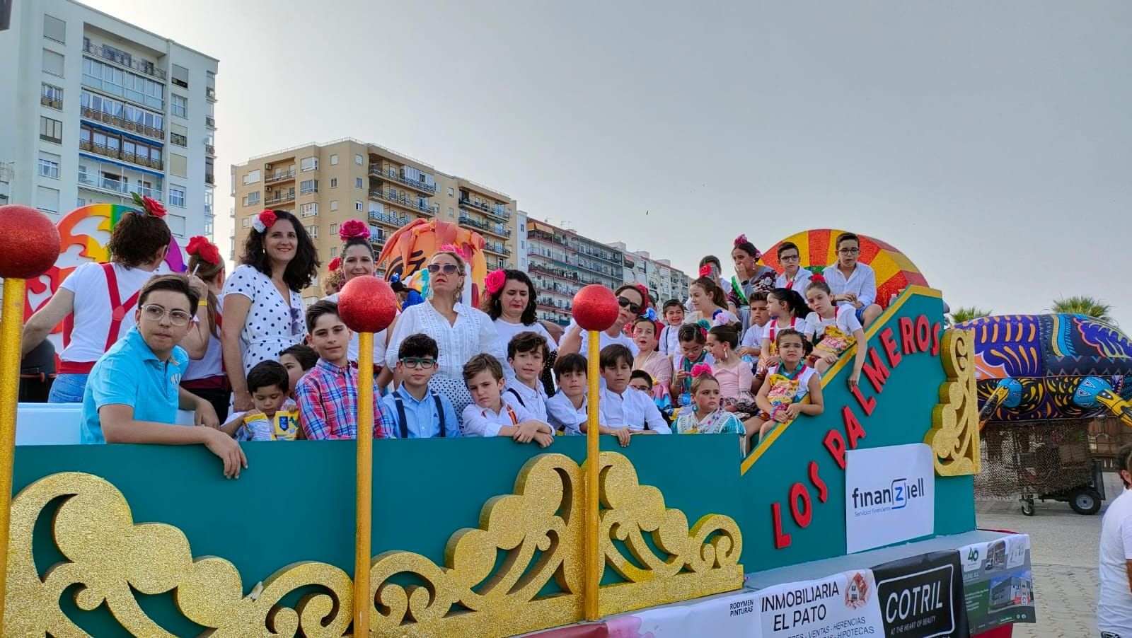 Imagen de la cabalgata en la Feria de 2022.