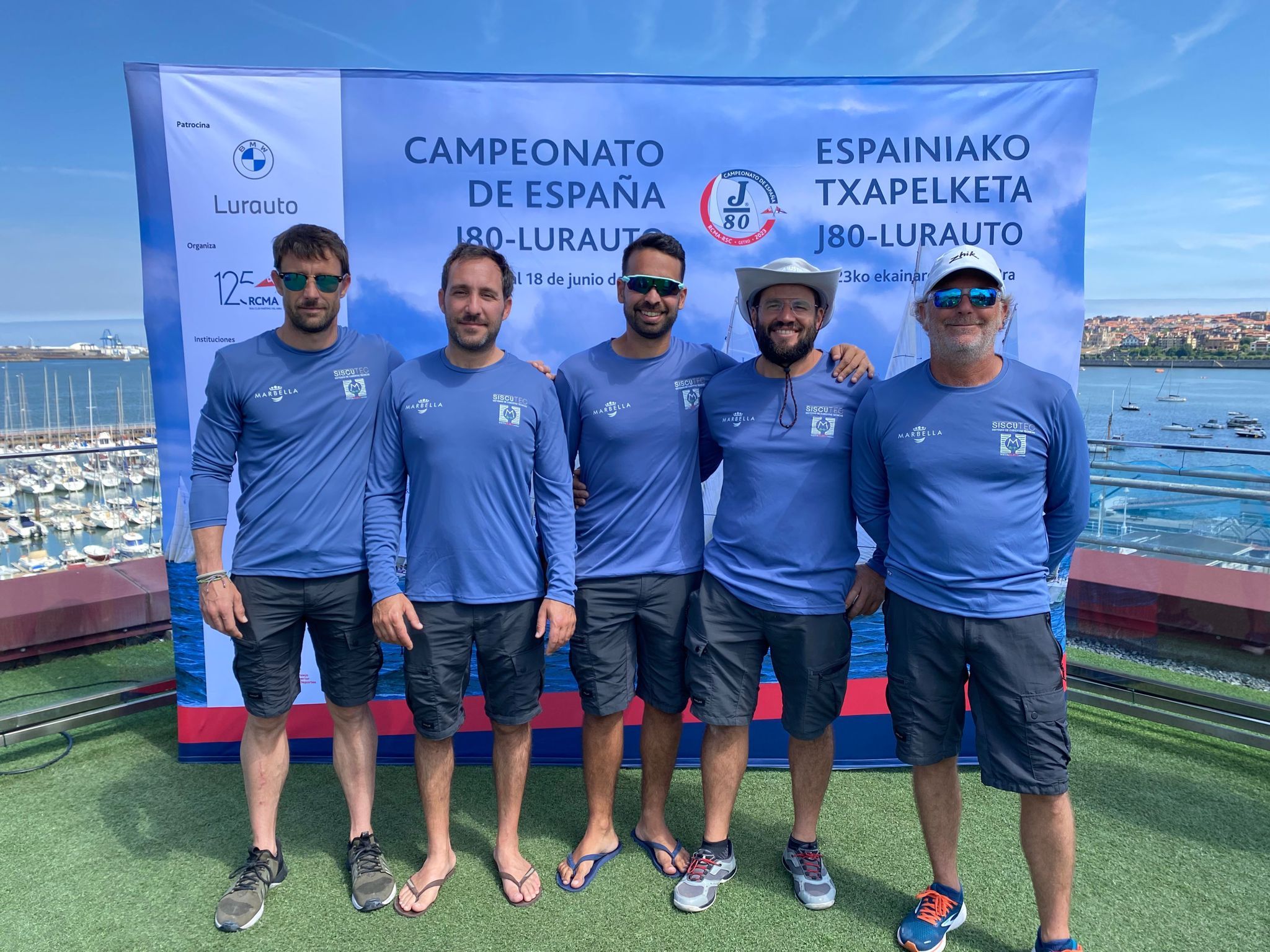 Dos algecireños, en la tripulación del ‘Ciudad de Marbella-Team Kouko’ en el Nacional de J/80