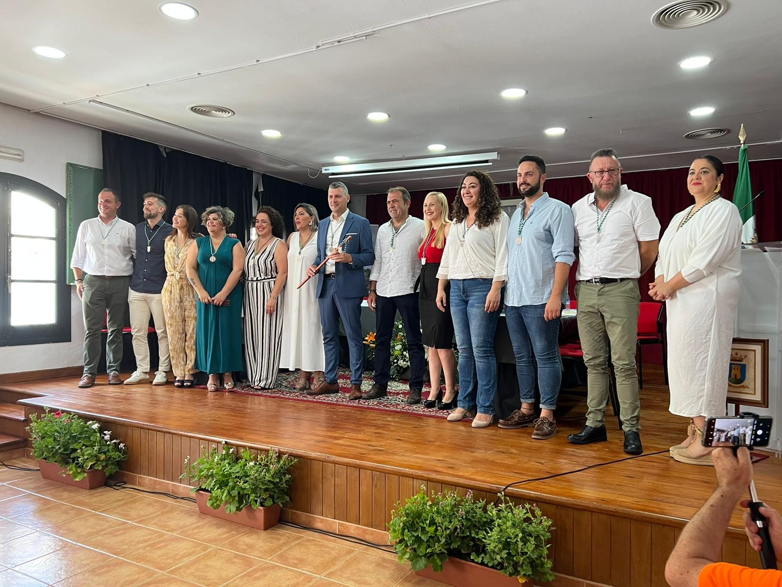 Fran Gómez (IU), reforzado alcalde de Jimena en su tercera legislatura.