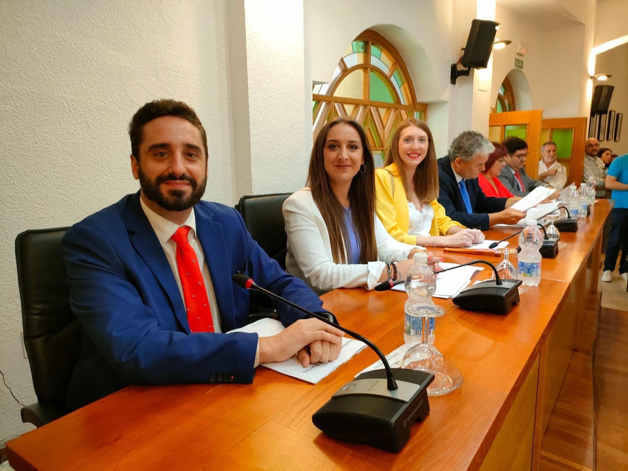 Daniel Perea y Paola Rojas, portavoz y viceportavoz del grupo socialista para este mandato.
