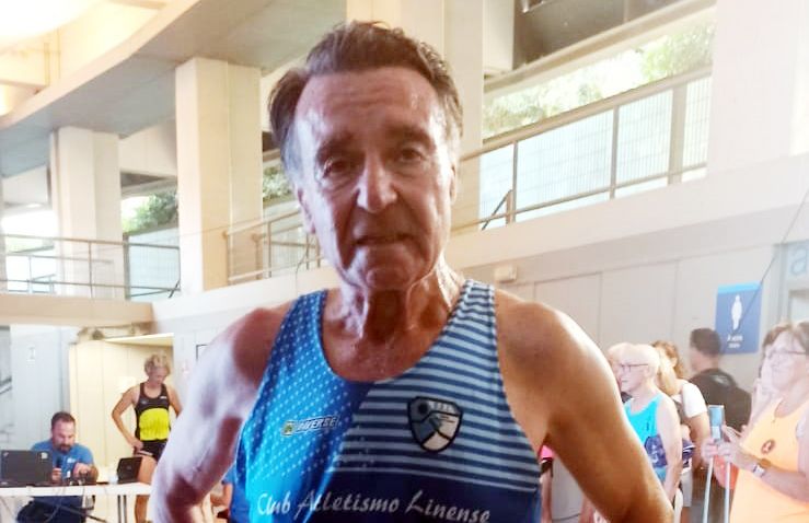 Salvador González, del Club Atletismo Linense, sexto en el Campeonato de España Máster