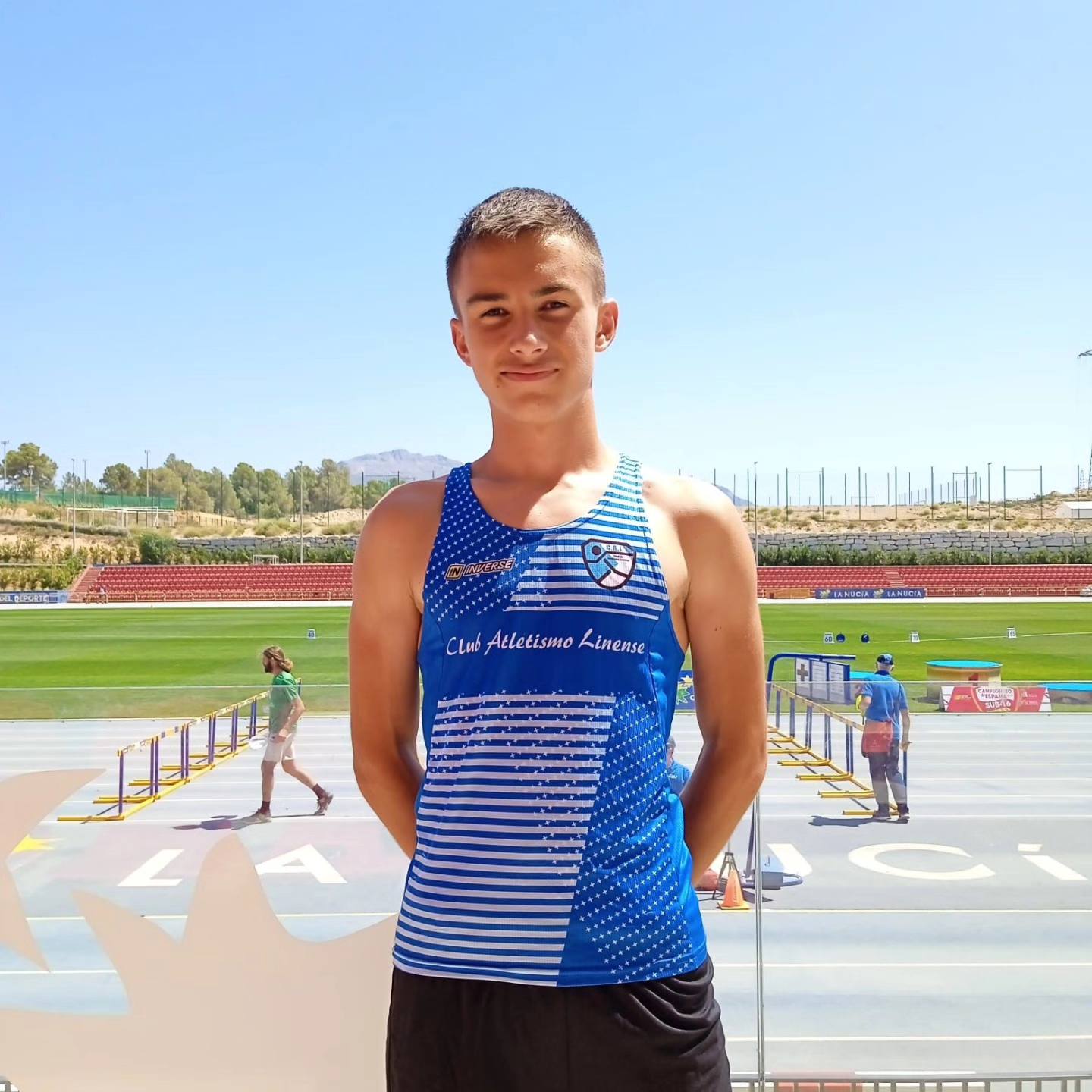 Antonio Molina, del Club Atletismo Linense, noveno en el Campeonato de España Sub-16