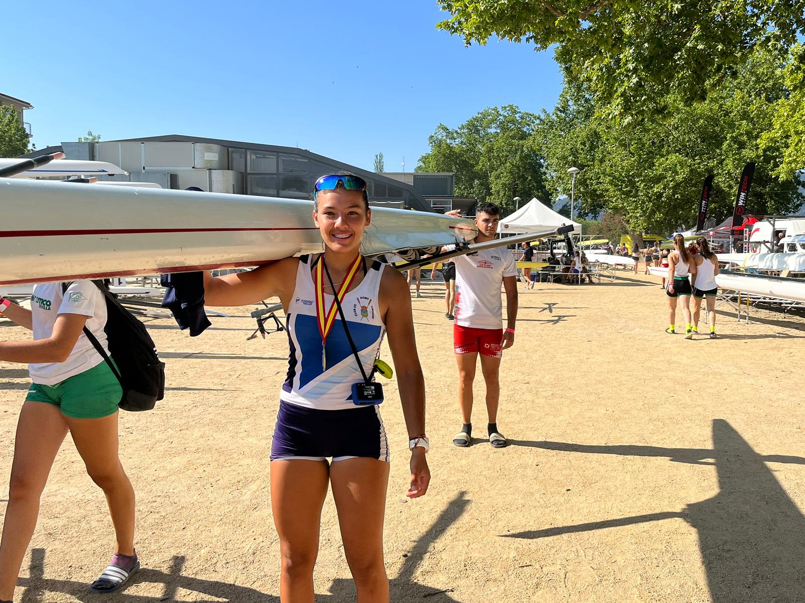 Esther Fuerte Chacón, del Club de Remo Linense, va con España al Europeo juvenil