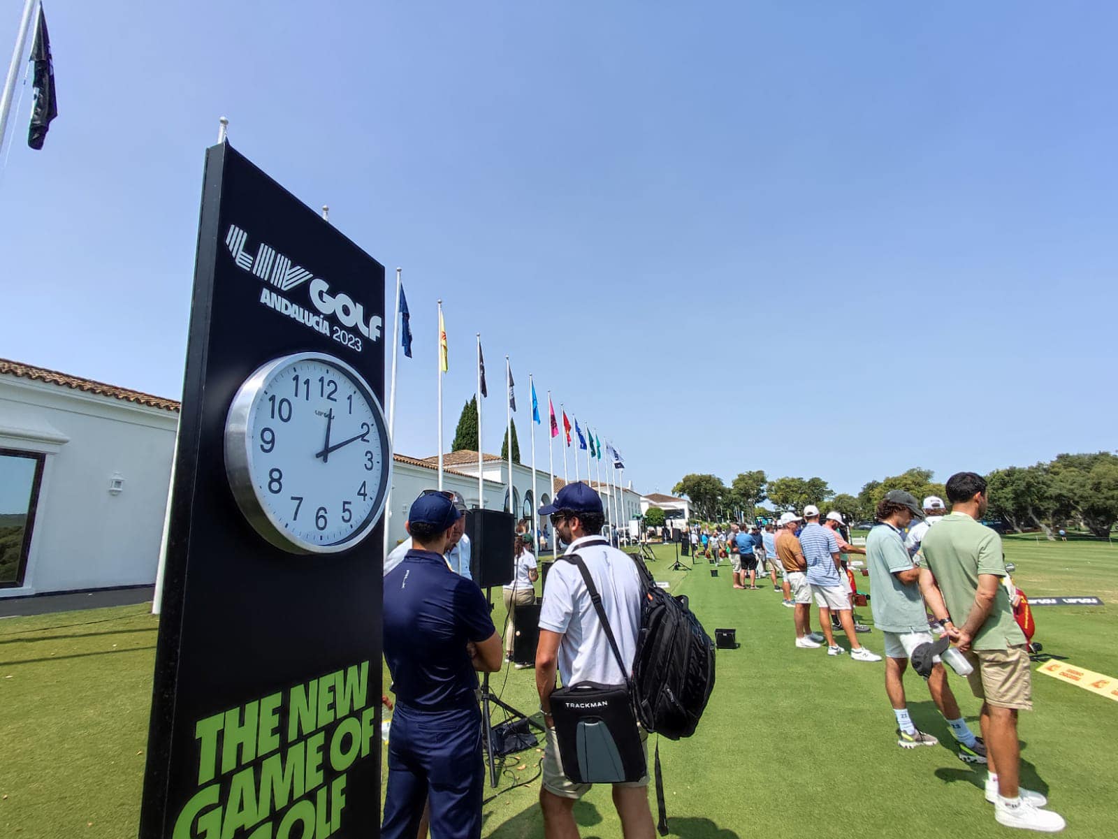 Tiempo del mejor golf del mundo en San Roque. Fotos. FM/8Directo. 