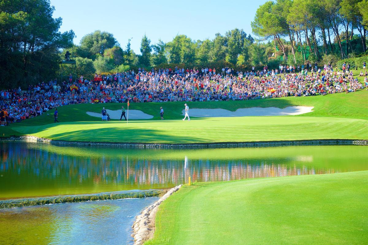 Imagen del icónico hoy 17 del Real Club Valderrama