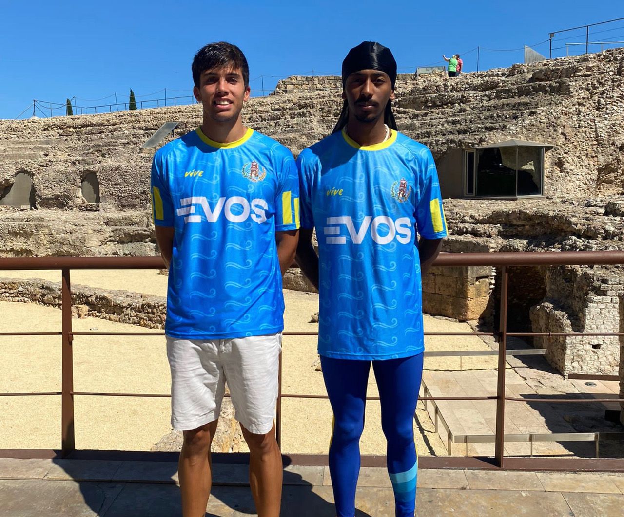 José Fernández y Sherrif Soclo, en el Campeonato de España Sub-23 de Tarragona