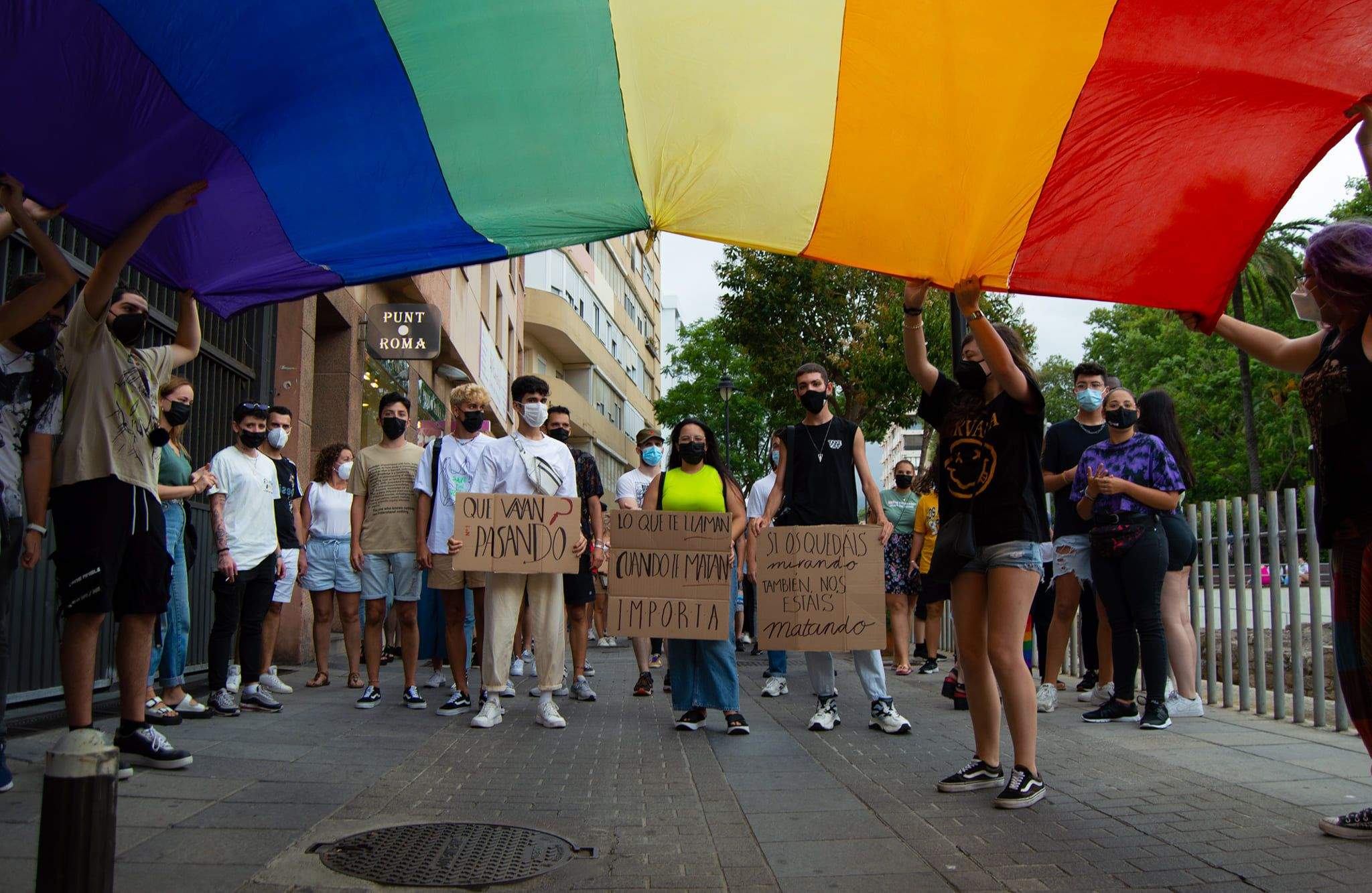 Manifestación del Orgullo en Algeciras.