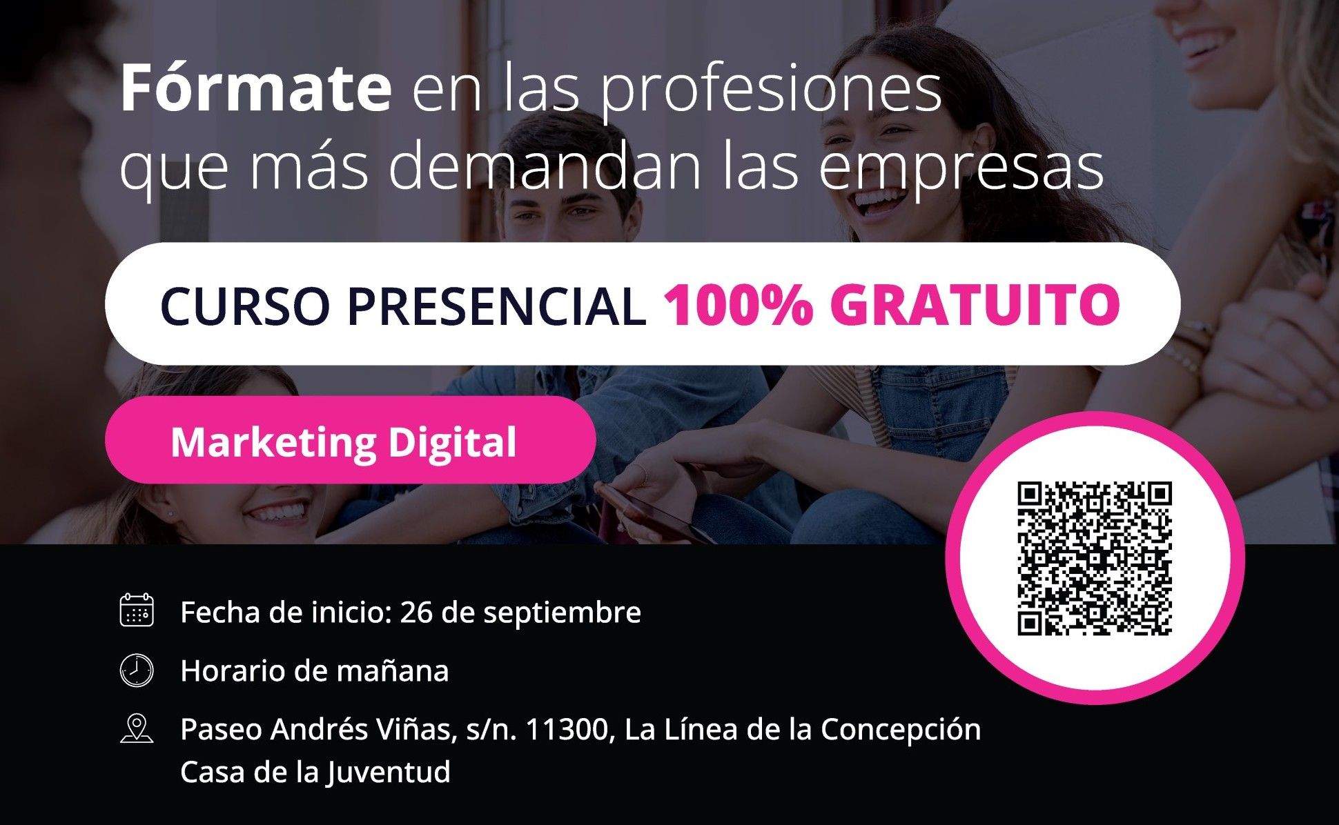 Abierto el periodo de inscripción para acceder a un curso gratuito sobre marketing digital.