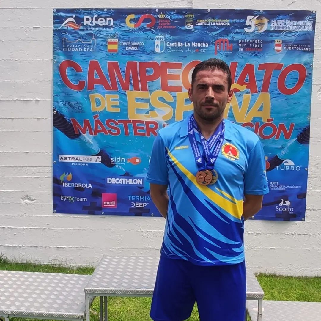 Oro y bronce para Carlos Rodríguez, del CDN Ciudad de Algeciras, en el Nacional Máster