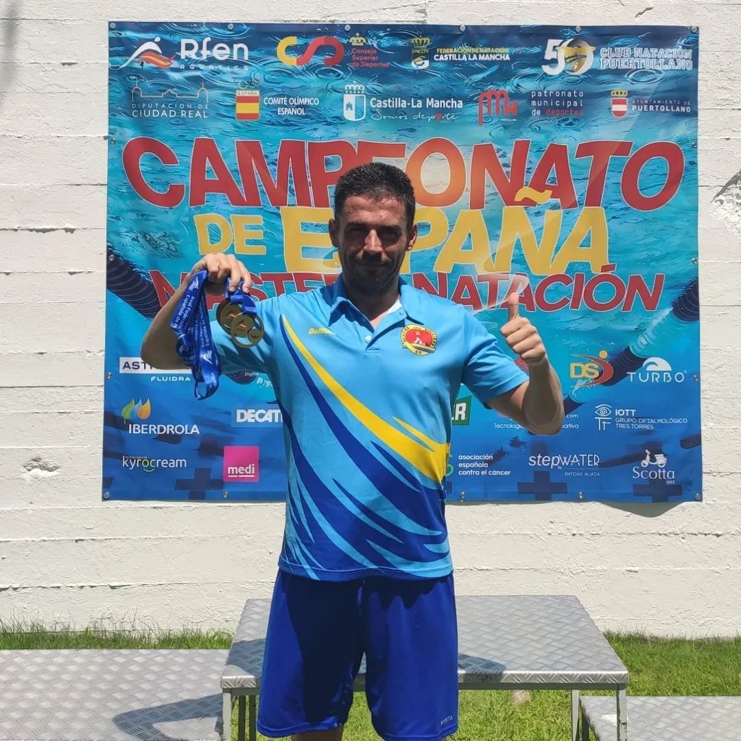 Carlos Rodríguez, del CDN Ciudad de Algeciras, logra otro oro en el Nacional Máster