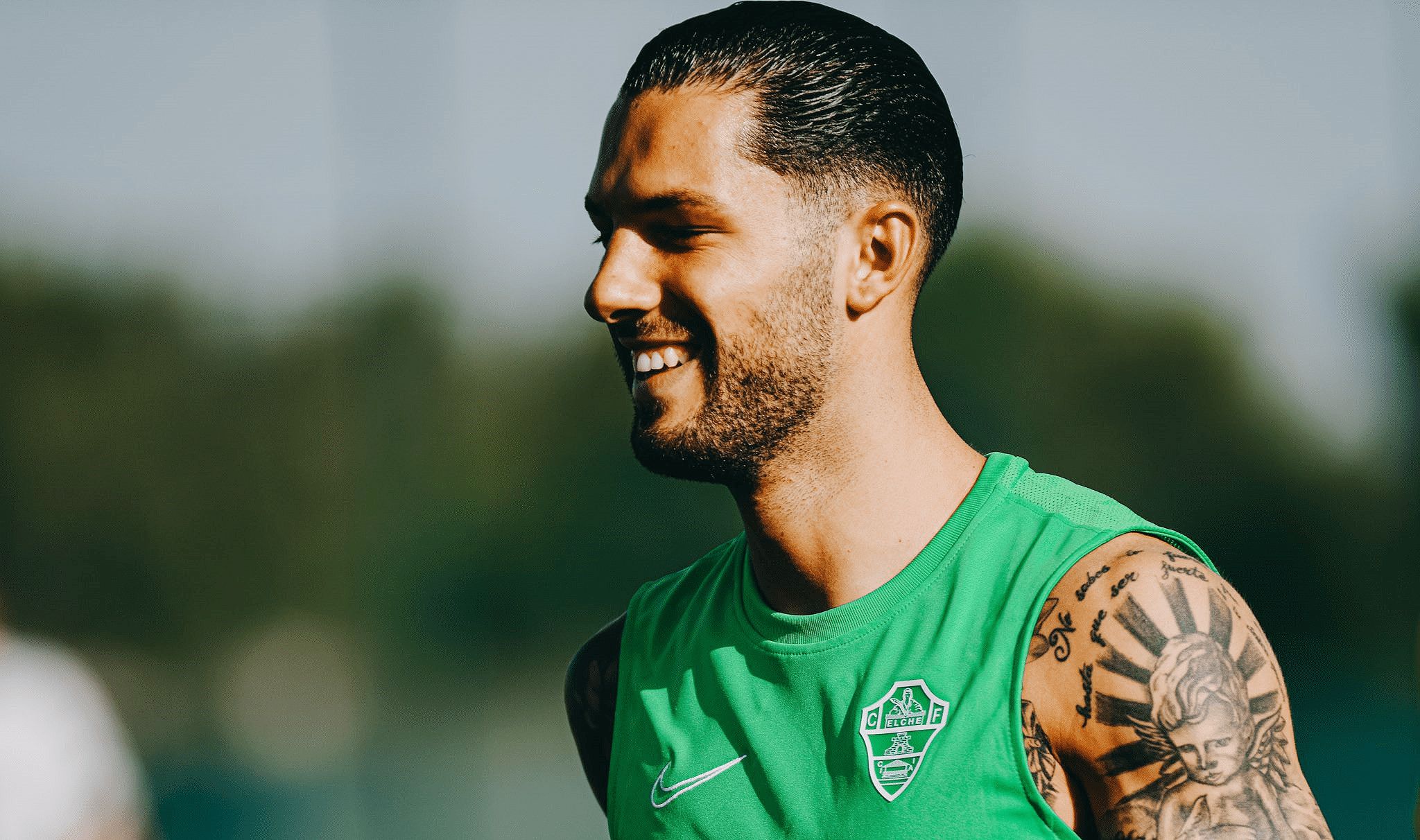 El jugador de La Línea de la Concepción, José Antonio 'Tete' Morente/Foto: ElcheCF