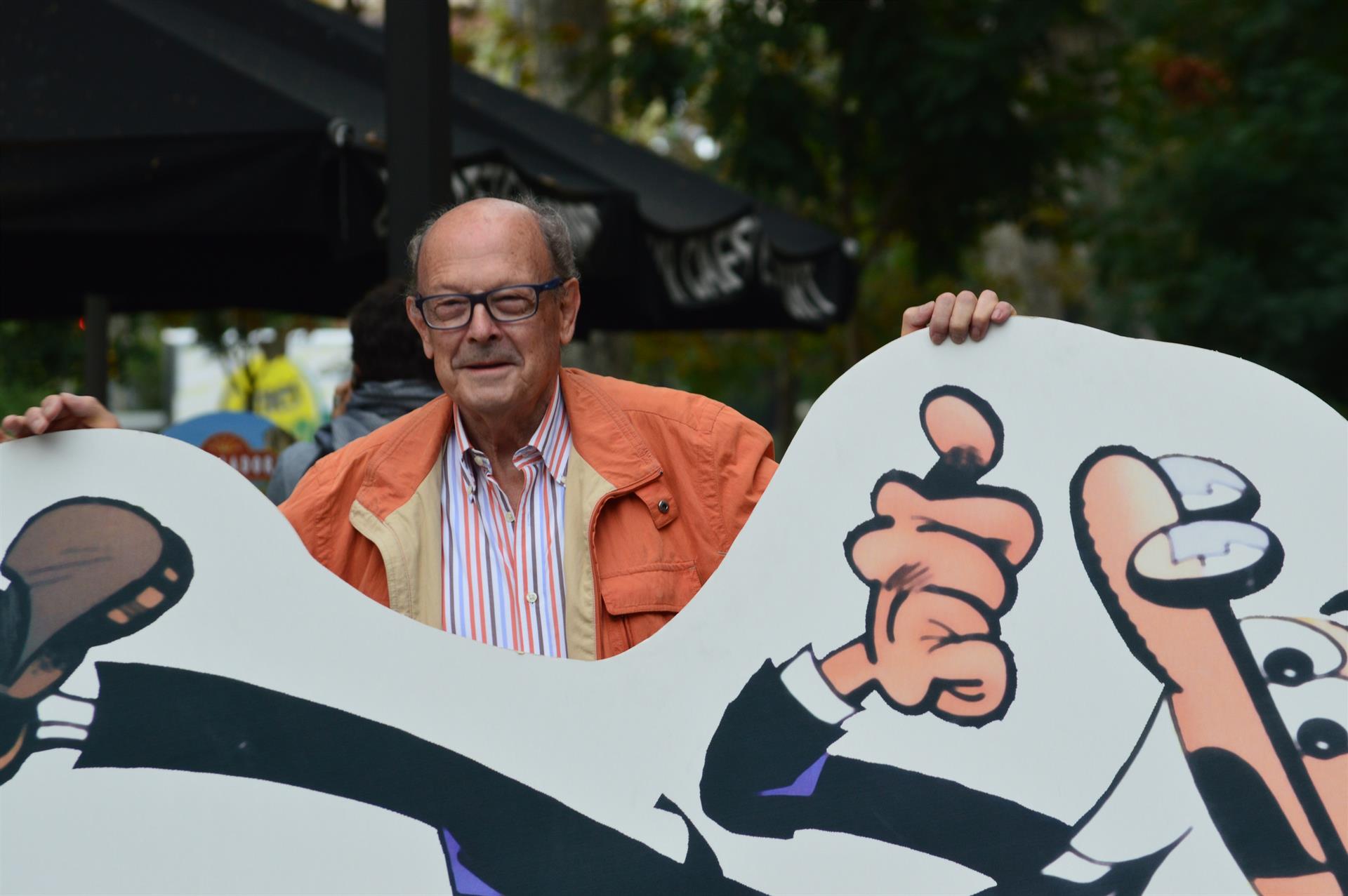 Muere el historietista Francisco Ibáñez, creador de 'Mortadelo y Filemón'. Foto: Europa Press.