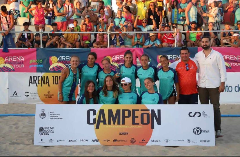 Las infantiles y el juvenil del BMP Algeciras triunfan en un Arena 1.000 de Cádiz histórico