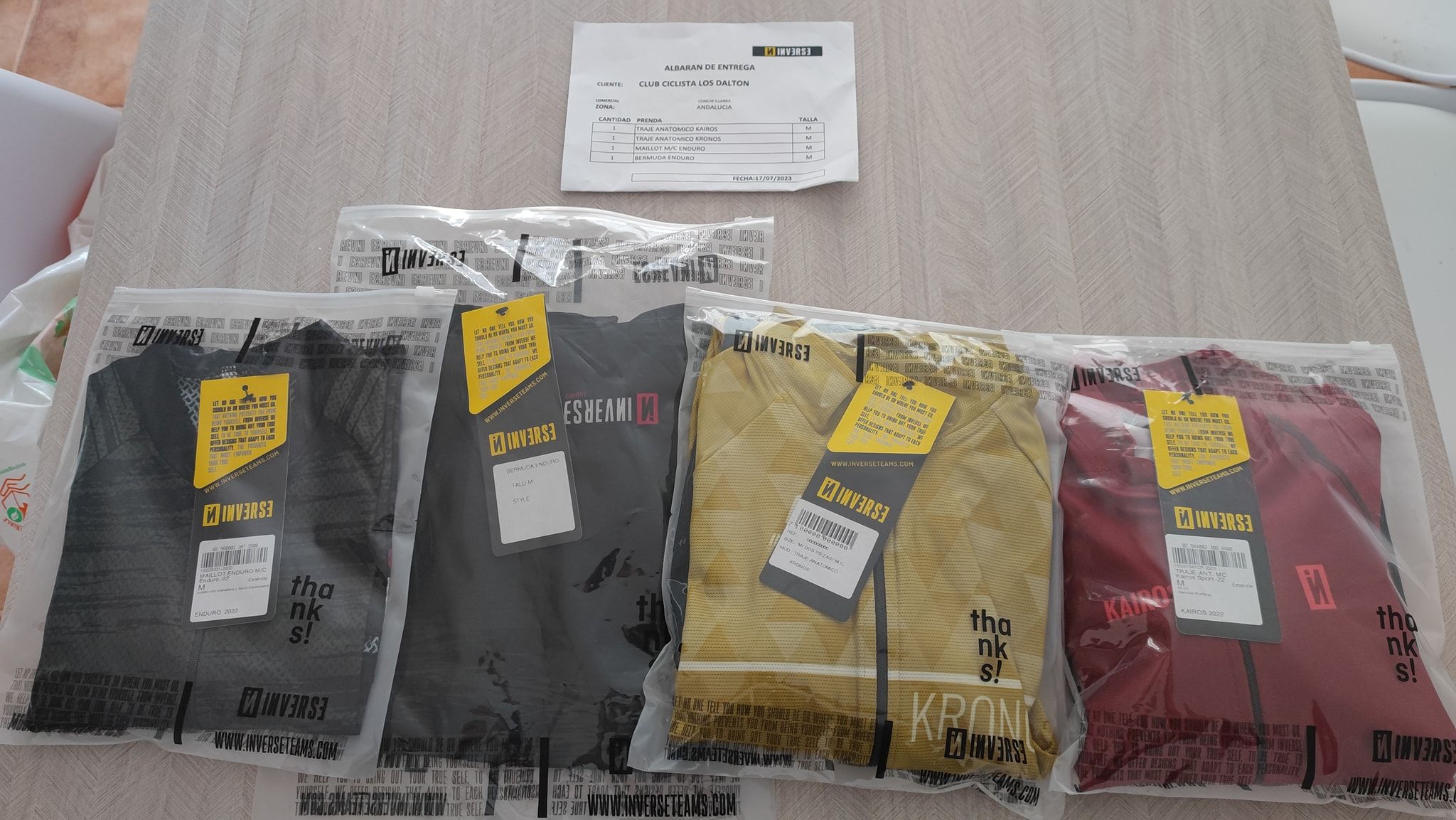 El Club Ciclista Los Dalton, a punto de firmar con una nueva marca de ropa deportiva