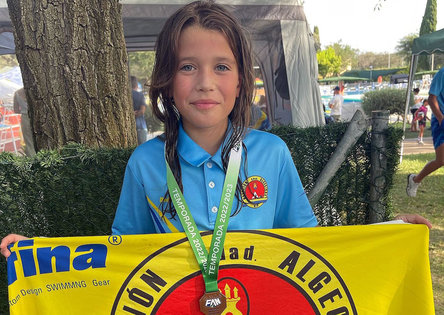 Julia Castillo, del CDN Ciudad de Algeciras, bronce en el Campeonato Andaluz benjamín