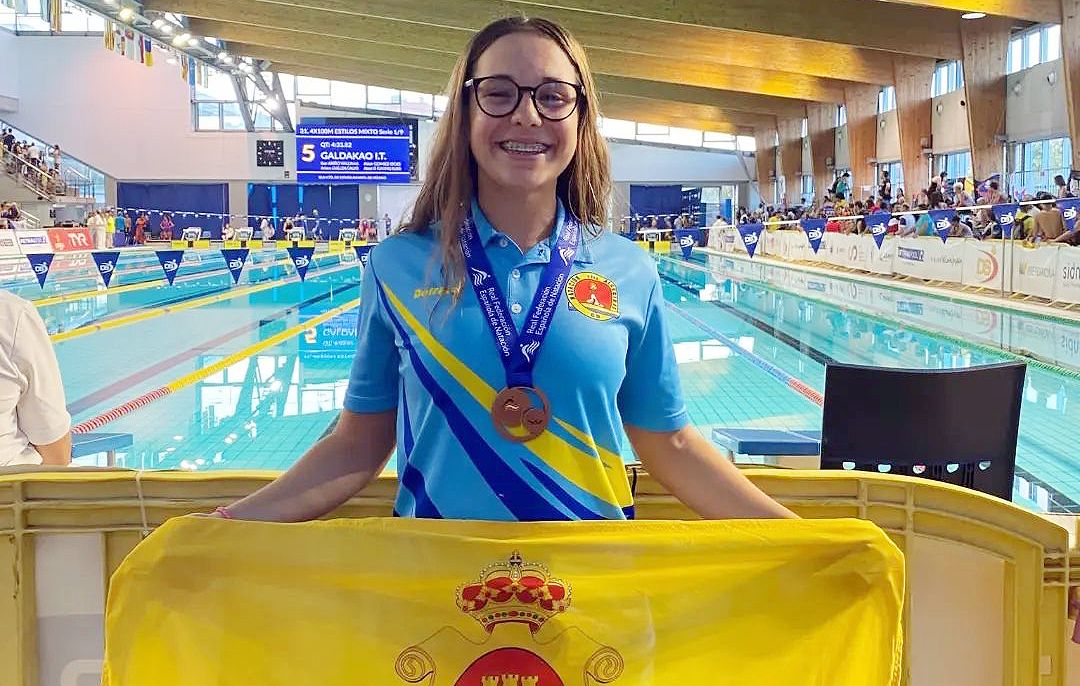 María Montes de Oca, del CDN Ciudad de Algeciras, bronce en el Nacional infantil