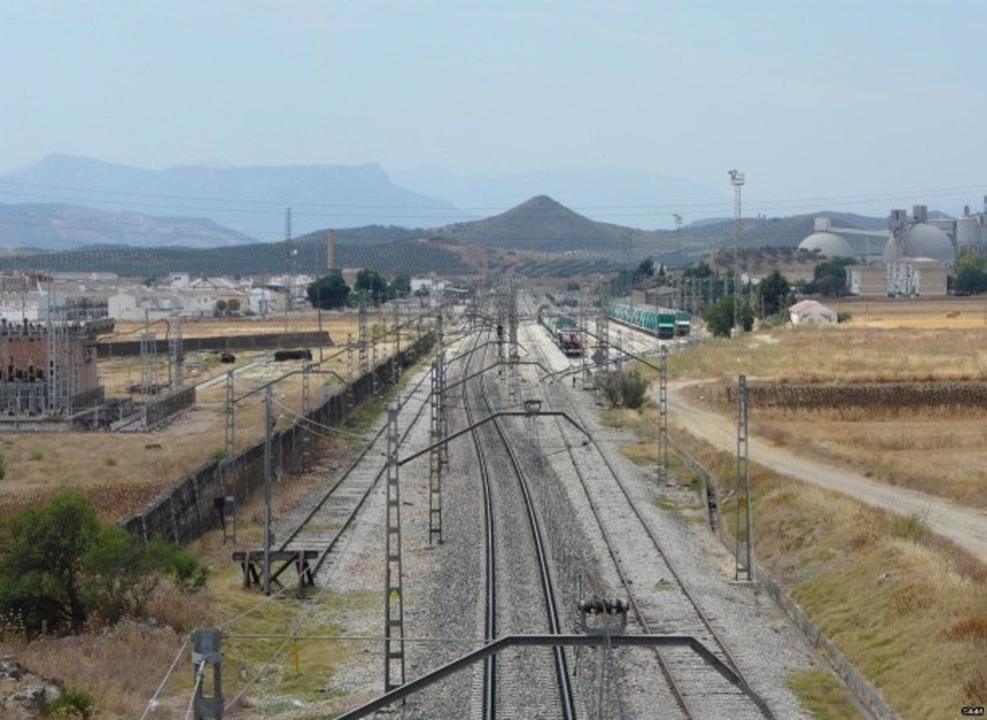 Línea Bobadilla-Algeciras. Foto: ADIF La conexión Algeciras-Bobadilla, entre las infraestructuras analizadas por el Gobierno y la Junta 