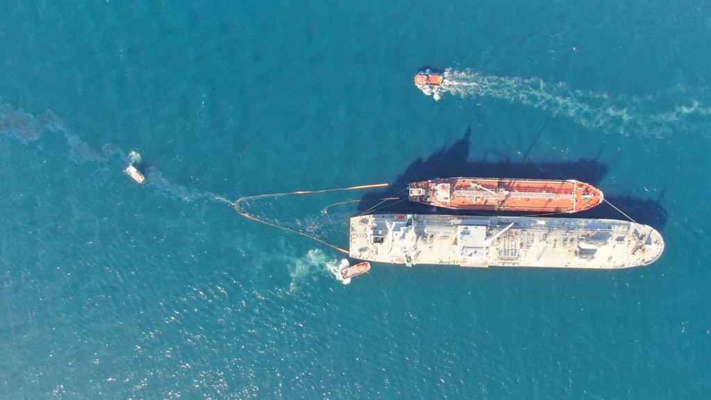 El gasero 'Gas Venus', en aguas próximas a Gibraltar.