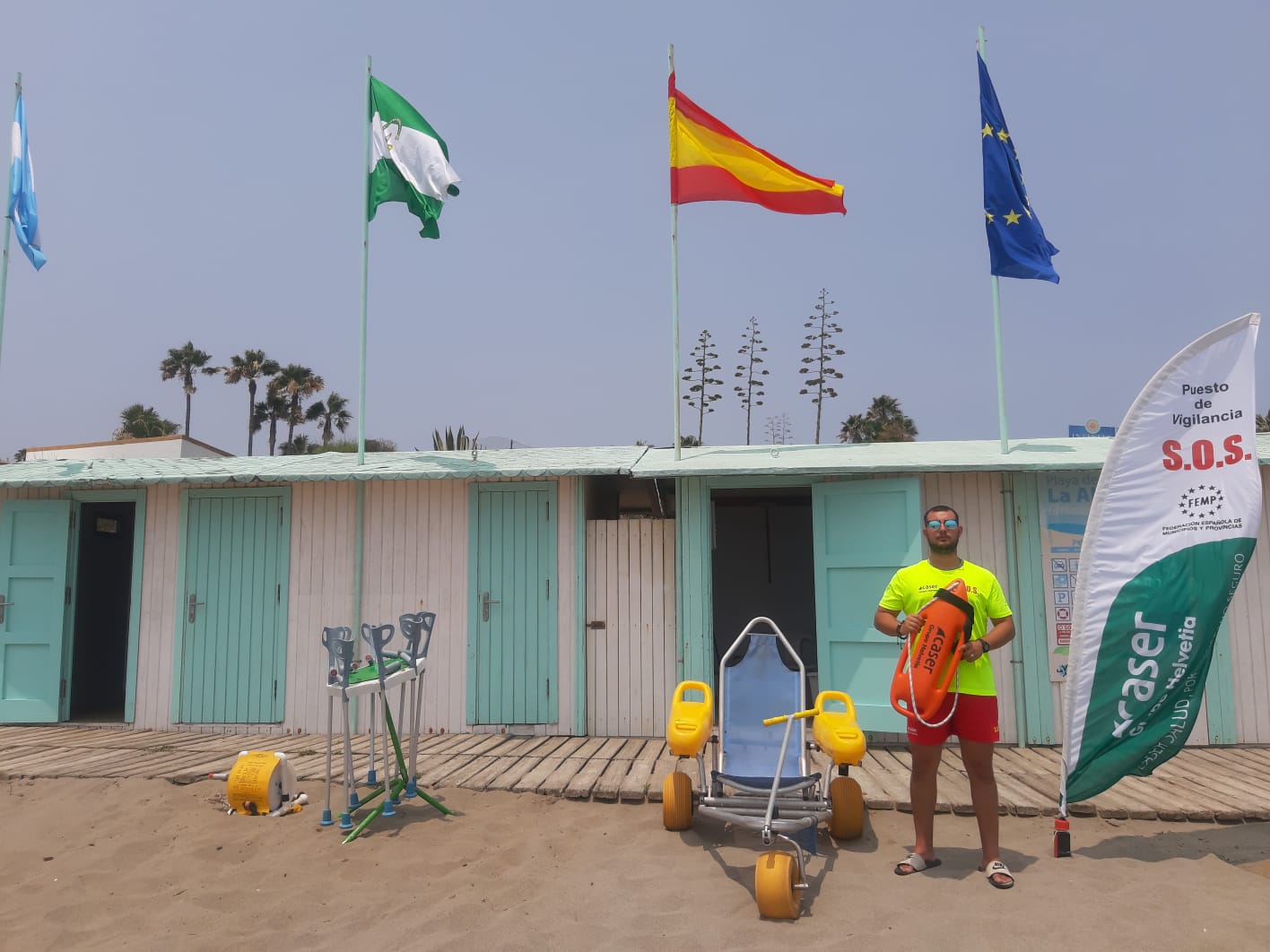 Efectivos de salvamento realizaron 53 asistencias en playas durante los meses de junio y julio.