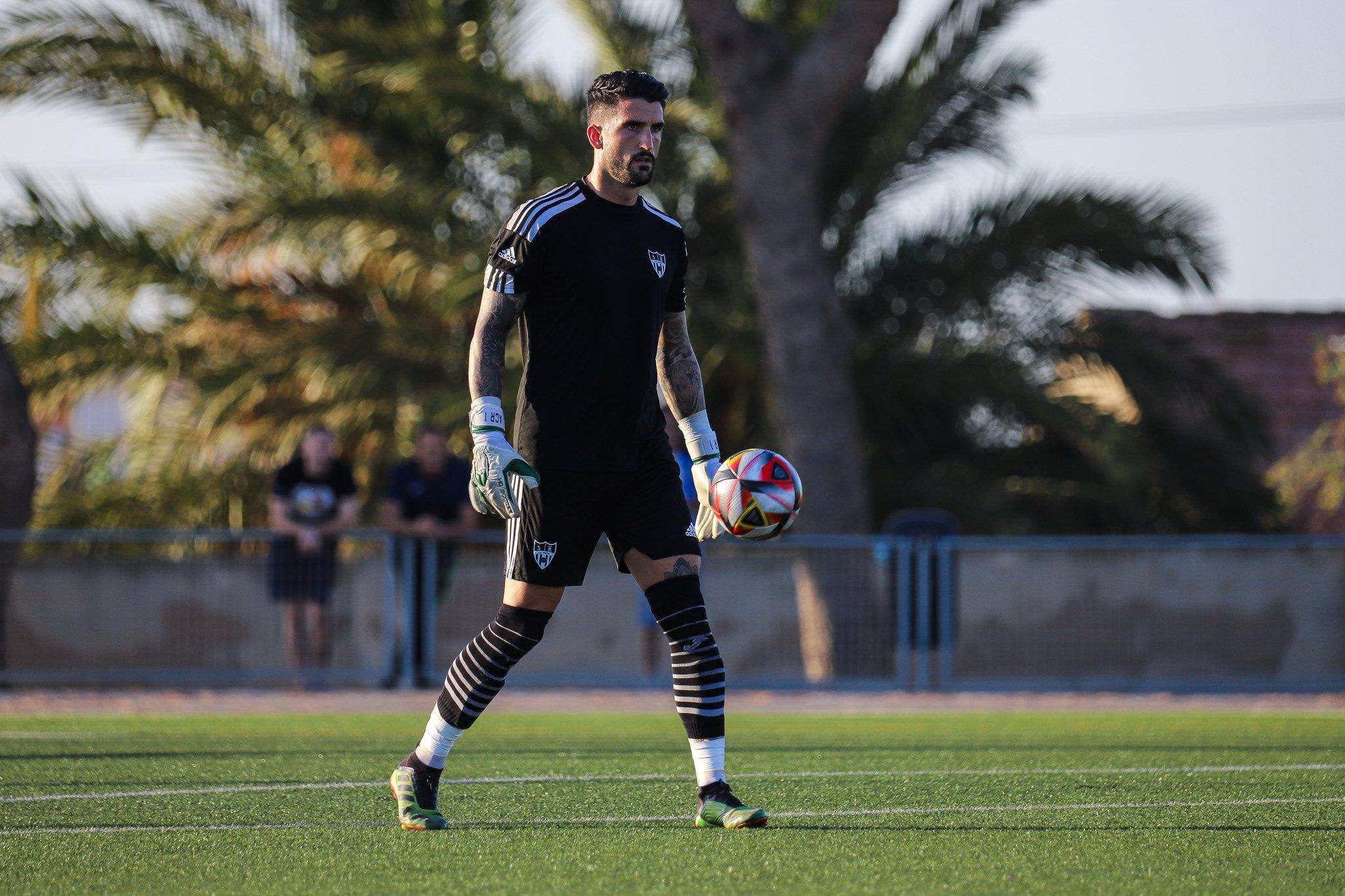 De la Calzada, con su nuevo equipo, el FC La Unión Atlético/Foto Algezares UD