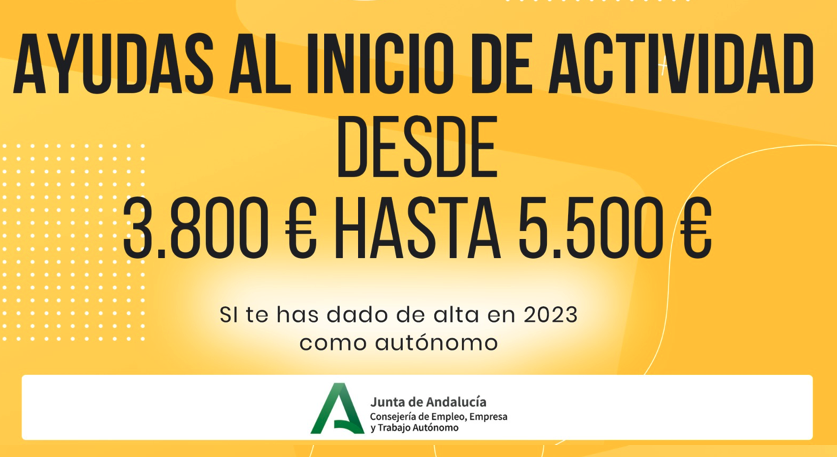 La Junta convoca ayudas de hasta 5.500 euros para nuevos autónomos en la provincia de Cádiz 