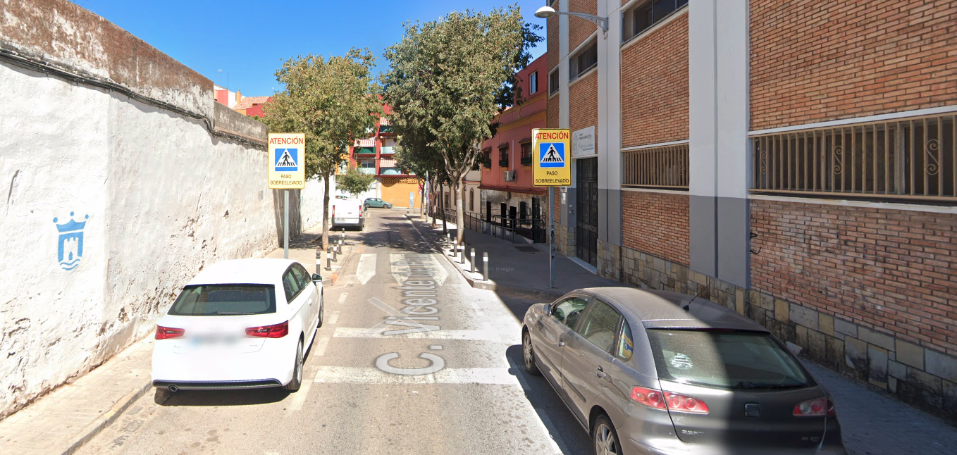 Este jueves, corte al tráfico de un tramo de la calle Vicente de Paul por las obras en María Auxiliadora.