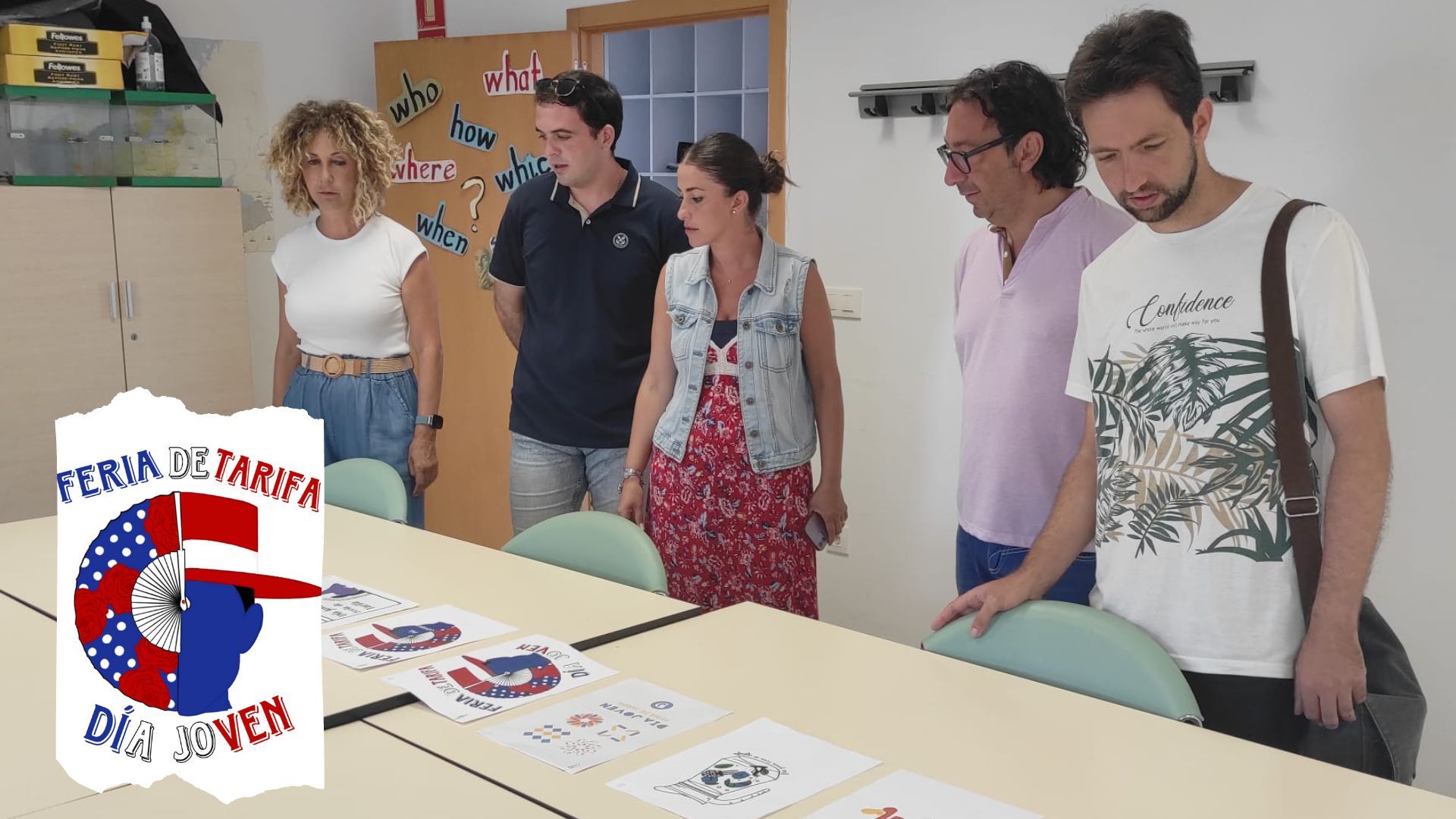 El logo de Idalia Serra, escogido por su simbología y técnica para celebrar el Día Joven de la Feria de Tarifa 2023