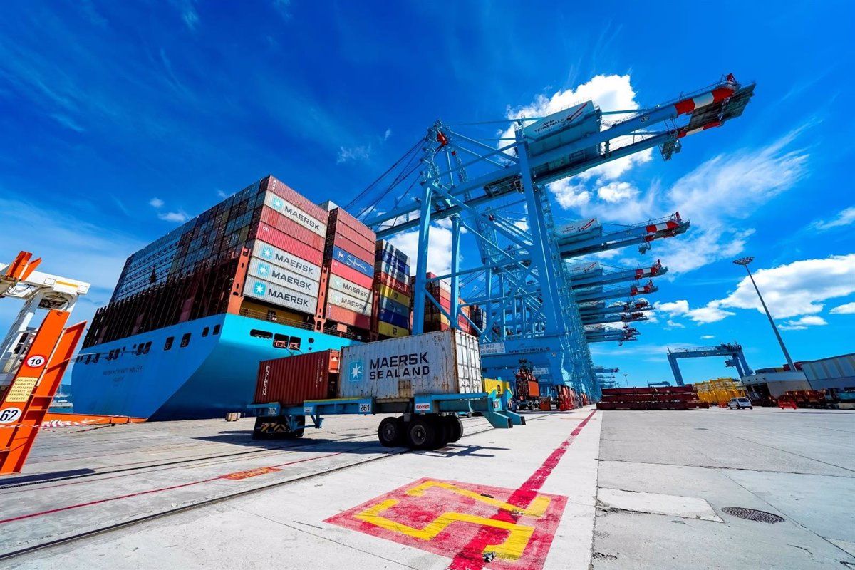 Andalucía alcanza exportaciones por 20.026 millones en 2023, el segundo mejor registro histórico. Foto: Puerto de Algeciras. Imagen de archivo.