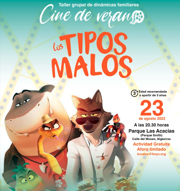 Continúa el cine de verano con Márgenes y Vínculos en el parque de Las Acacias y Los Toreros . Continúa el cine de verano con Márgenes y Vínculos en el parque de Las Acacias y Los Toreros .