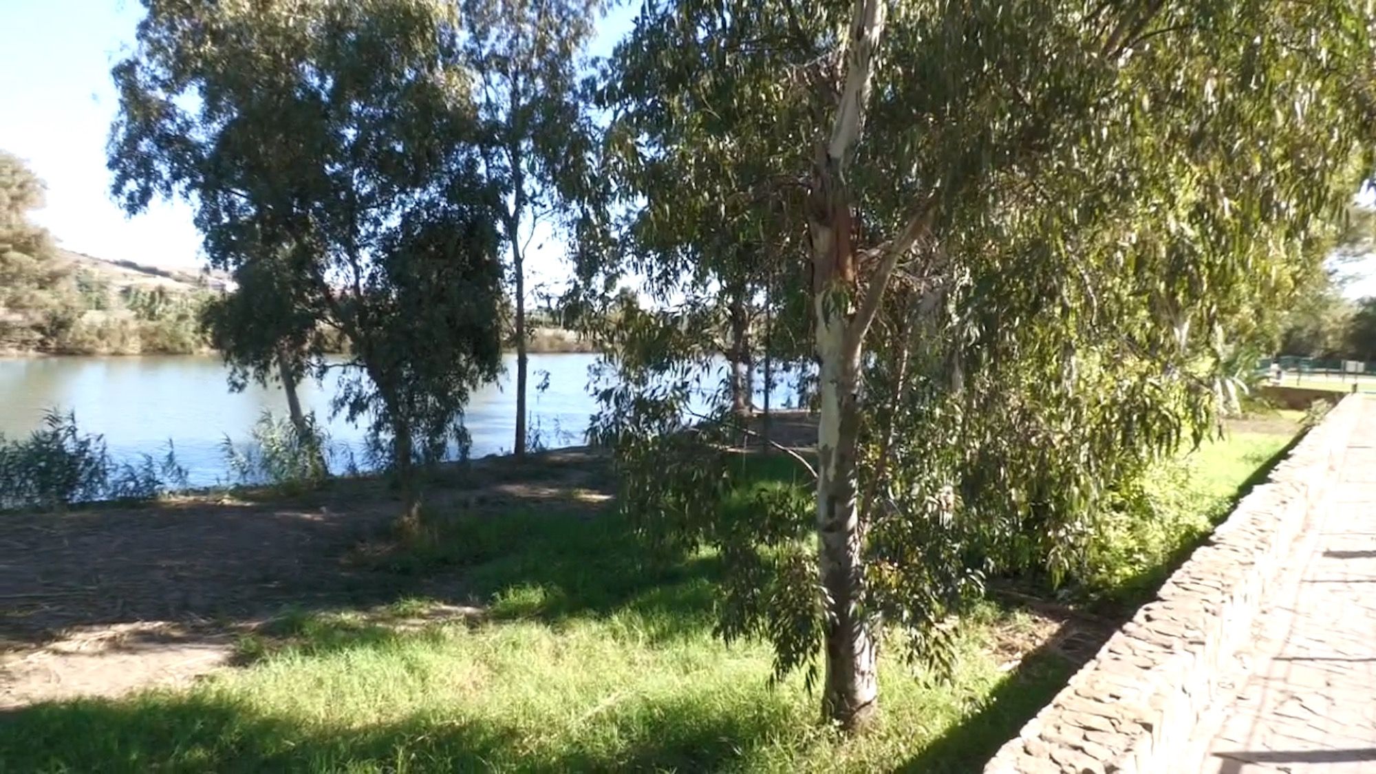 Zona de la pasarela del río Guadiaro.