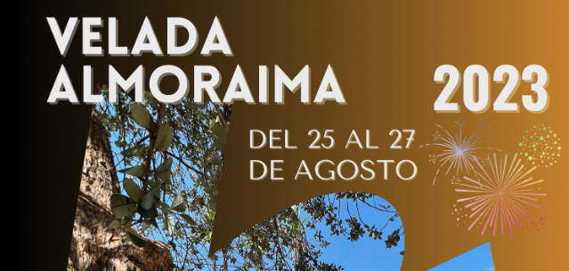 Cartel de la velada de la Barriada de la Almoraima 2023. 