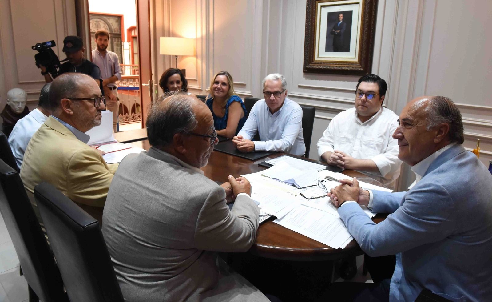 Ayuntamiento y cofradías ultiman los detalles de la procesión Magna de Algeciras.