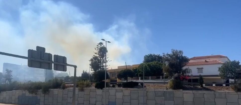 Incendio en La Ermita.