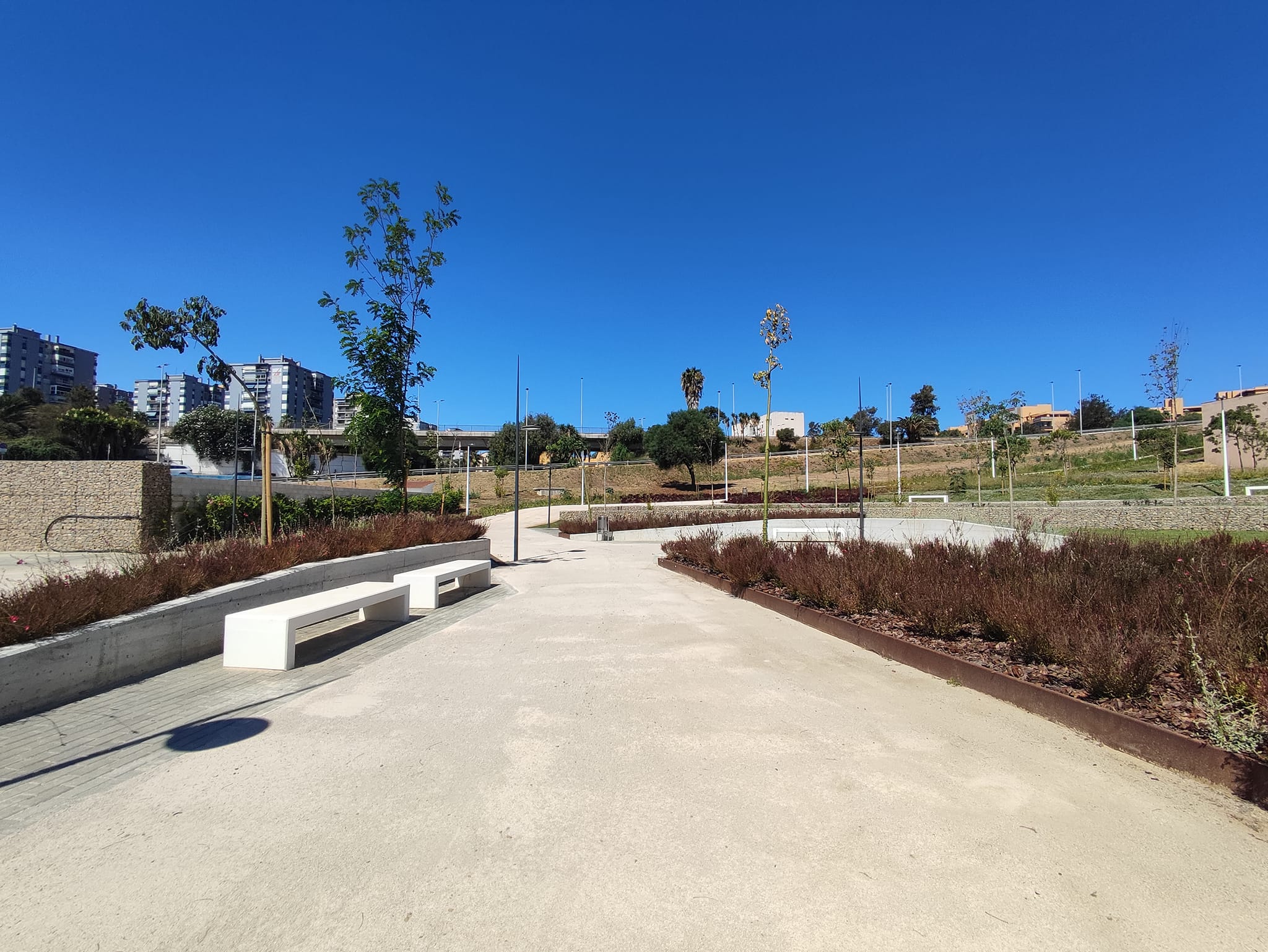 Nueva zona en la Playa de La Concha, donde se celebrará 'Algeciras Marinera'.