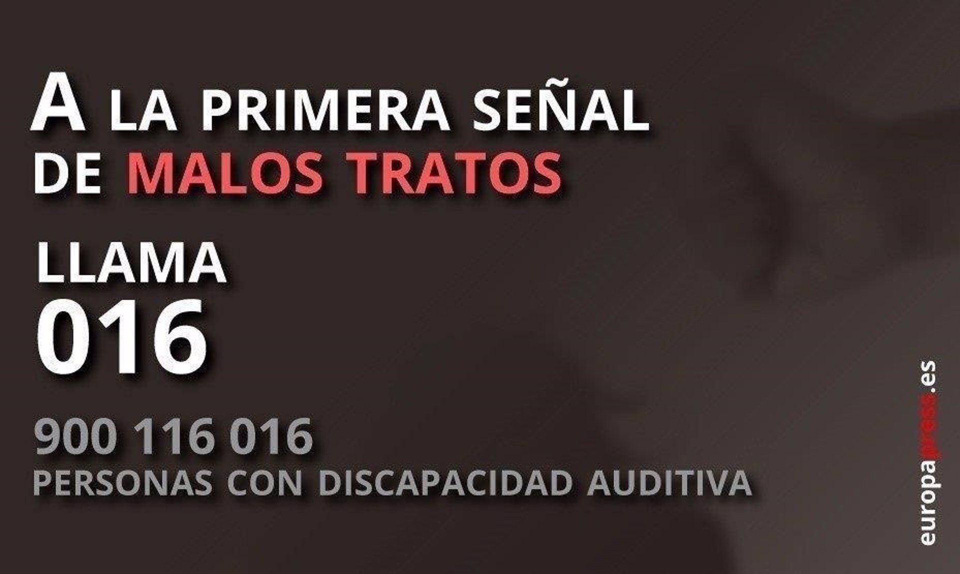 Número de teléfono de atención a las víctimas de violencia de género. Seis asesinatos en tres casos de violencia machista en un solo día