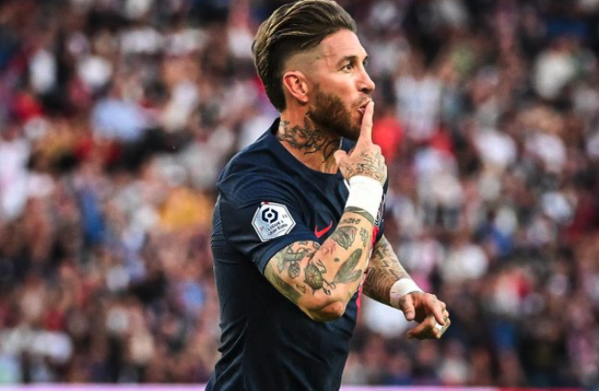 Archivo - El defensa español Sergio Ramos celebra un gol con el PSG. - Matthieu Mirville / Dppi / Afp7 / Europa Press.