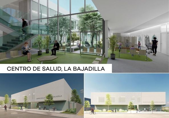 Infografía del futuro centro de salud de La Bajadilla.