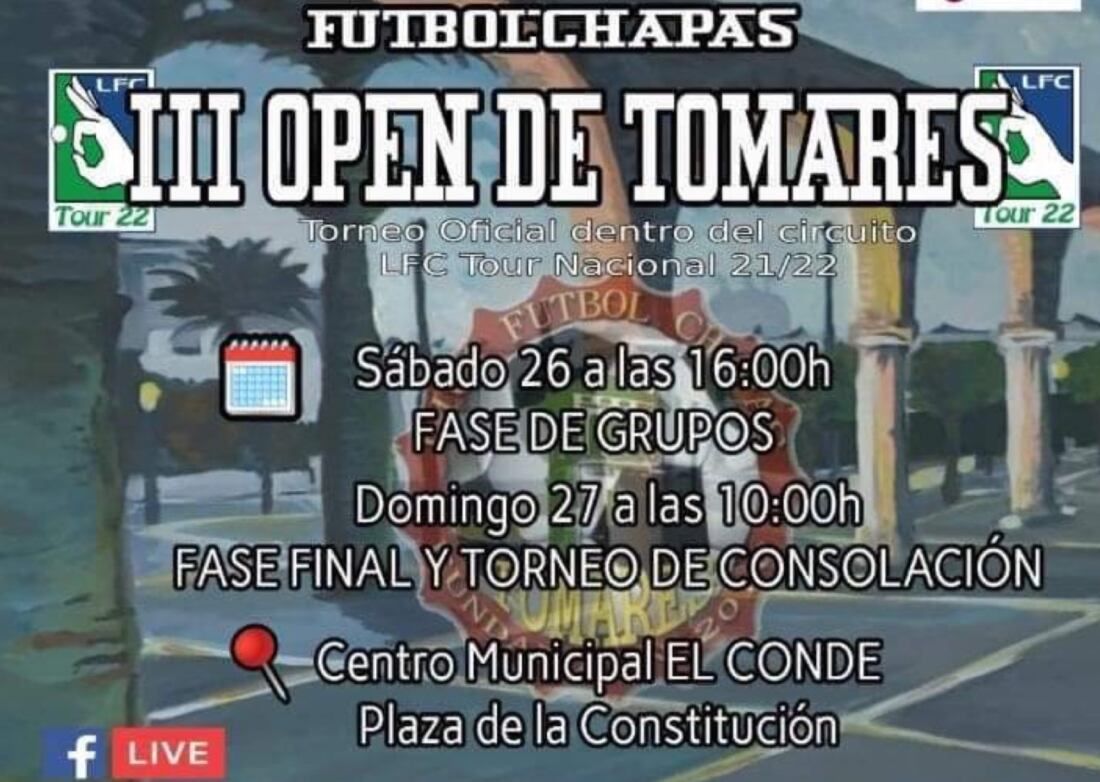 2022 cartel iii open futbolchapas tomares