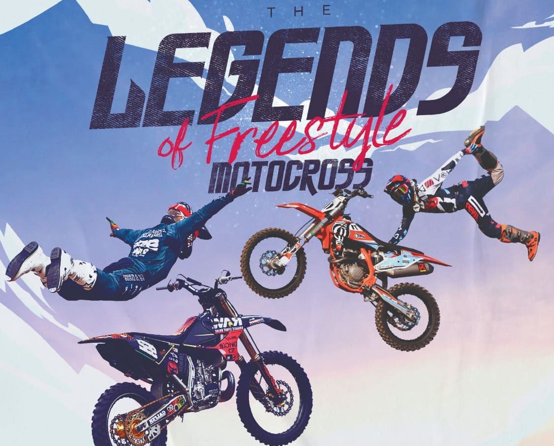 La Línea acoge este sábado el evento 'Legends of Freestyle Motocross' con pilotos de primer nivel.