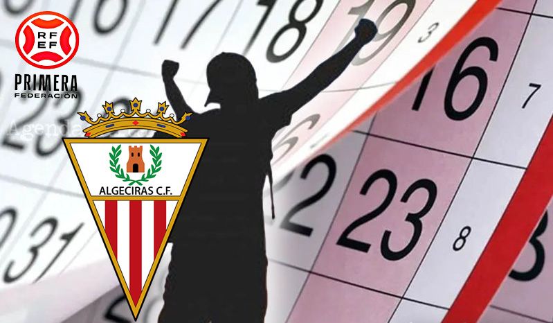 El Algeciras CF jugará seis partidos a las 20:00 horas; siete en sábado y uno ¡el martes 2 de enero!/Infografía: deportescg 