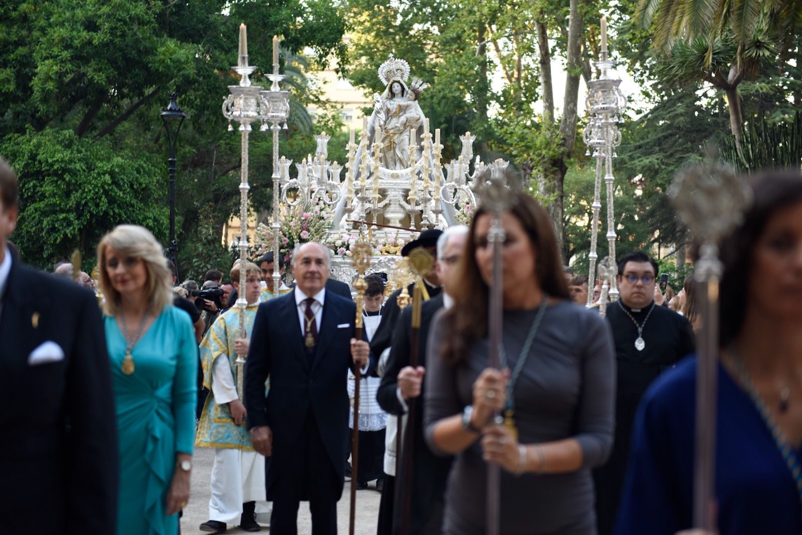 Landaluce califica como "histórica" la procesión Magna Mariana.