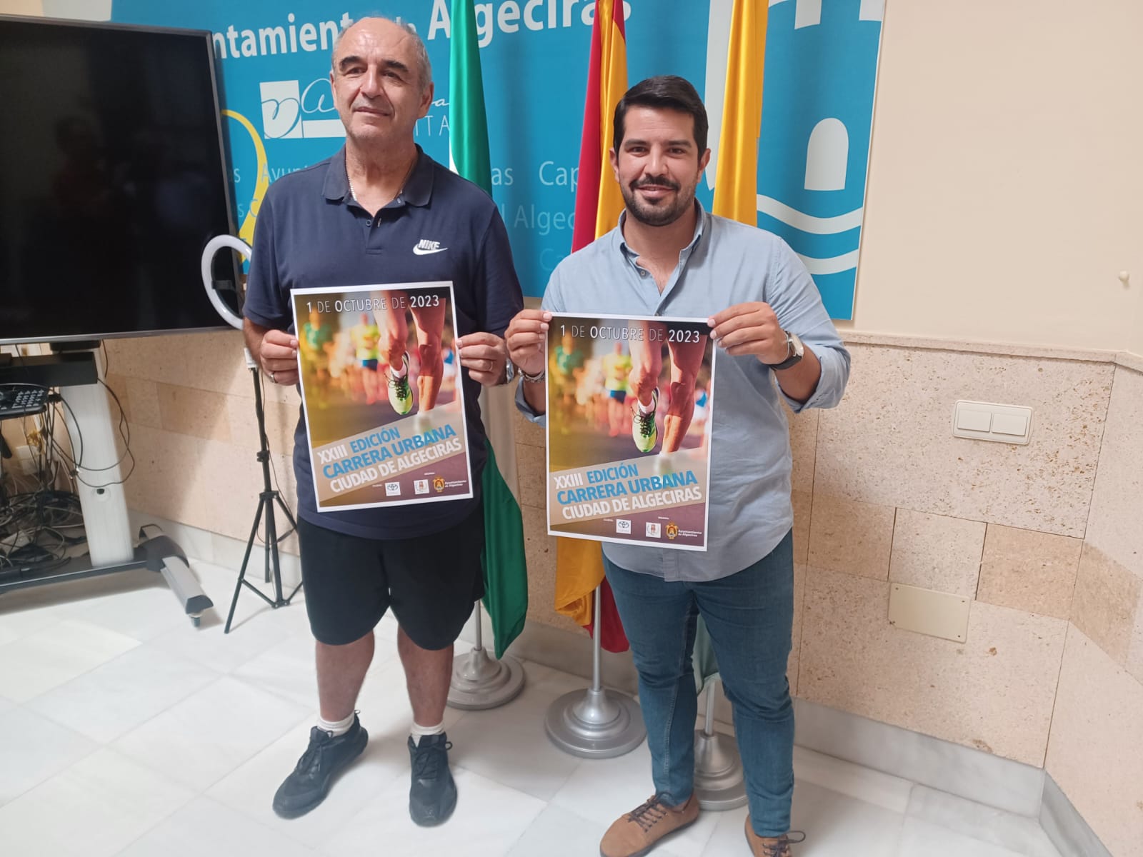 Imagen de la presentación de la carrera urbana 'Ciudad de Algeciras'.