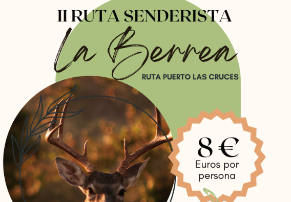 El Ayuntamiento de Castellar organiza el domingo 24 de septiembre la ''II Ruta senderista La Berrea" con motivo del día mundial del turismo
