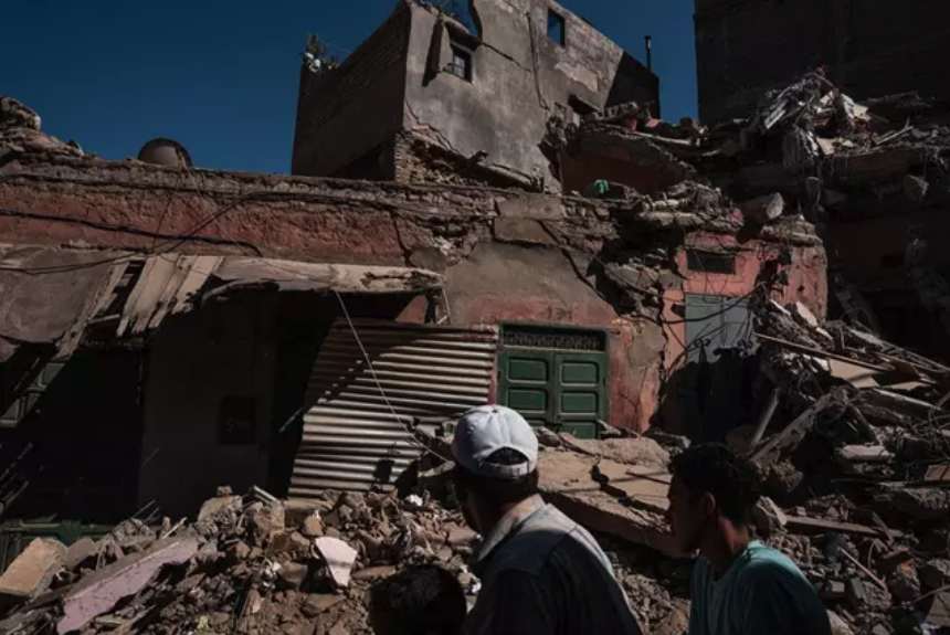 Una zona destruida por el terremoto, a 12 de septiembre de 2023, en Amizmiz (Marruecos) - Matias Chiofalo - Europa Press