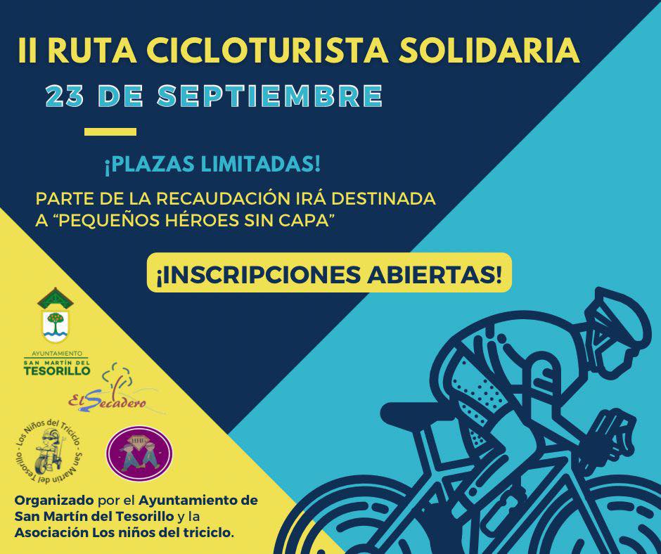 Tesorillo acoge la II Ruta Cicloturista Solidaria a favor de la asociación 'Pequeños héroes sin capa'